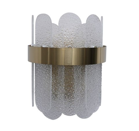 Ekskluzywny Kinkiet z kryształowymi sztabkami Barcelona złoty 29500