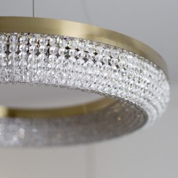 Ekskluzywny Złoty Żyrandol Ø 90 cm z kryształami DREAM Gold 23107