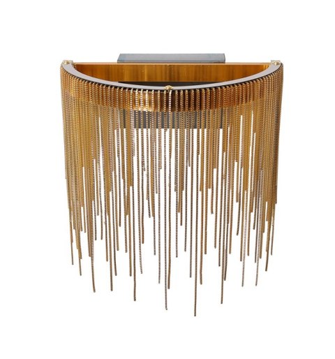 Fontanna GOLD Avenue KINKIET złote łańcuszki 29503