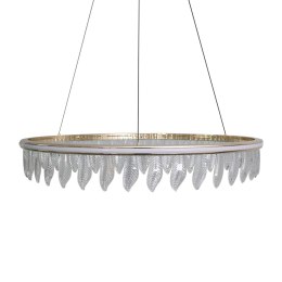 Lampa Organic kryształowe liście złota lampa 80 cm led 22793