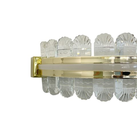 Złoty kinkiet Medusa z kryształami w kształcie meduzy 29501