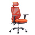 Fotel ergonomiczny ANGEL biurowy obrotowy jOkasta Pomarańczowa