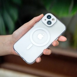 Moshi iGlaze MagSafe - Etui iPhone 15 Plus (Luna Silver)
