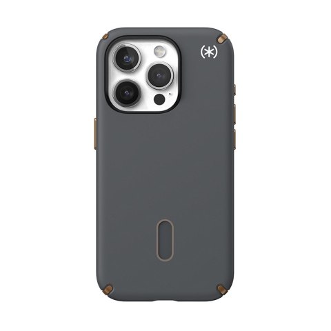 Speck Presidio2 Pro ClickLock & MagSafe - Etui iPhone 15 Pro (Charcoal Grey / Cool Bronze)