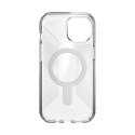 Speck Presidio Perfect-Clear Grip ClickLock & MagSafe - Etui iPhone 15 / iPhone 14 / iPhone 13 (Clear / Chrome Finish / Serene S