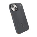Speck Presidio2 Grip ClickLock & MagSafe - Etui iPhone 15 / iPhone 14 / iPhone 13 (Charcoal Grey / Cool Bronze)