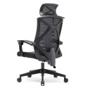 Fotel ergonomiczny ANGEL biurowy obrotowy Spino czarny