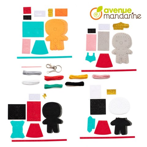 Zestaw Breloki do szycia Super-Zwierzęta