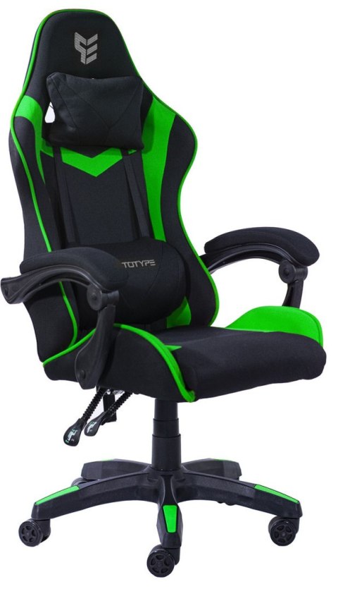 Fotel obrotowy gamingowy HERO GREEN FABRIC