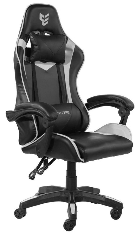 Fotel obrotowy gamingowy HERO GREY PU