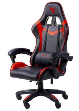 Fotel obrotowy gamingowy HERO RED PU