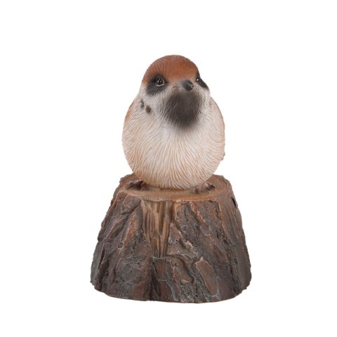 ĆWIERKAJĄCY PTASZEK WITA GOŚCI REAGUJE NA RUCH