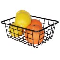 KOSZYK NA OWOCE WARZYWA CZARNY KOSZ PATERA MISKA LOFT