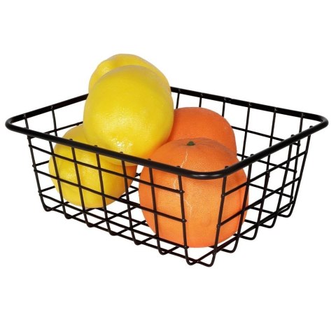 KOSZYK NA OWOCE WARZYWA CZARNY KOSZ PATERA MISKA LOFT