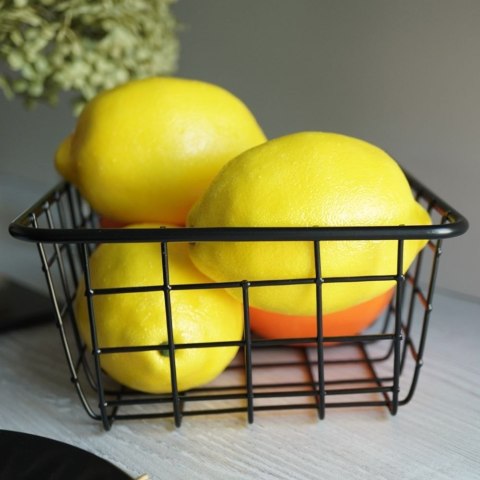 KOSZYK NA OWOCE WARZYWA CZARNY KOSZ PATERA MISKA LOFT