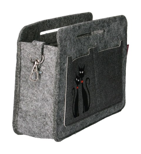 Organizer filcowy do torebki Czarne Koty