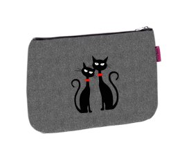 Kosmetyczka SOLO - CZARNE KOTY