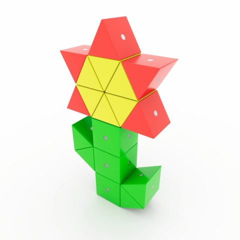 Drewniane klocki magnetyczne WABI 80 el. [304 ruchome magnesy]