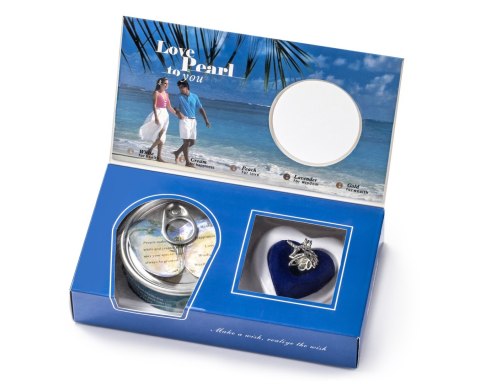 Naszyjnik jednorożec z dwoma perłami