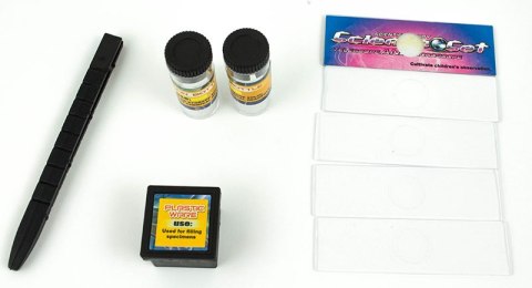 Mikroskop szkolny edukacyjny naukowy 1200x akcesoria