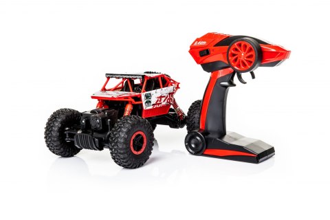 Samochód zdalnie sterowany na pilota RC Rock Crawler HB 2,4GHz 1:18 czerwony