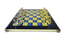 Ekskluzywne, duże klasyczne szachy metalowe Staunton - S34