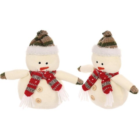 BAŁWAN DEKORACYJNY W CZAPCE I SZALIKU