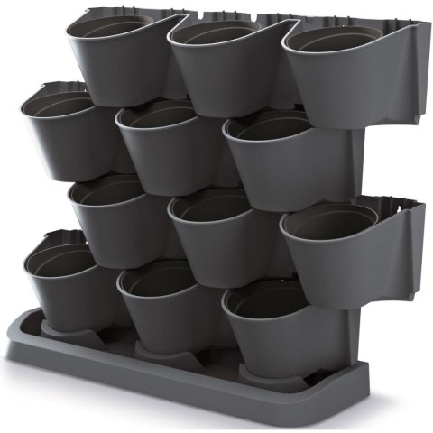 KWIETNIK OGRÓD WERTYKALNY STOJĄCY ANTRACYT