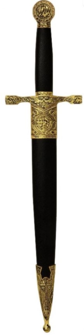 Stalowy sztylet rycerski - replika SW-168