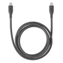 Cellularline Soft Cable - Kabel USB-C do USB-C 1.2 m (czarny)