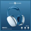 Music Sound MAXI2 - Bezprzewodowe słuchawki nauszne Bluetooth V5.0 (niebieski)
