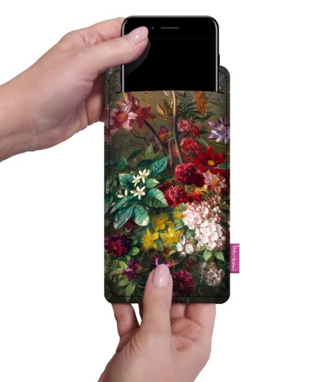 Etui na smartfon antracyt BUKIET