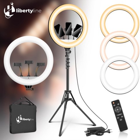 Lampa pierścieniowa LUMO LED RGB ring do filmów zdjęć makijażu