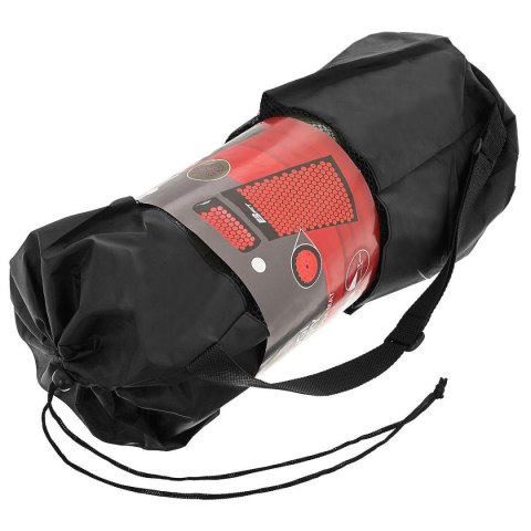 MATA Z PODUSZKĄ DO AKUPRESURY JOGI MASAŻU ZIELONO-BRĄZOWA 67x42x2CM EB FIT