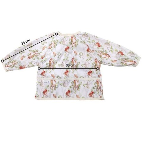 Śliniak fartuszek z rękawami - KARMIENIE PIERSIĄ