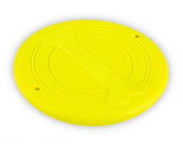 Dysk do rzucania silikonowy żółty 17cm