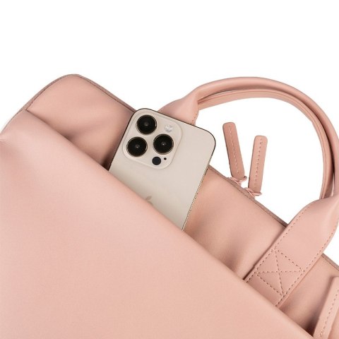 Tucano Isotta Slim Bag - Torba MacBook Air 15"/ MacBook Pro 14" / Notebook 14" (piaskowy róż)