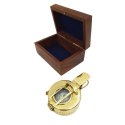 Mosiężny kompas dla inżyniera w pudełku drewnianym - CA32/2.5
