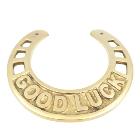 Podkowa szczęścia mosiężna 15cm - HS1