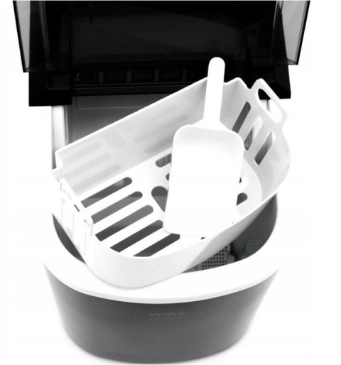 Kostkarka Do Lodu Vivax IM-123B czarna, kostki S/L Wydajność 12kg/dzień