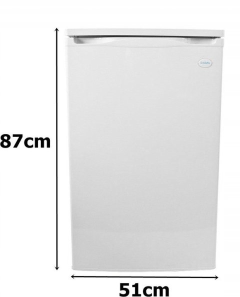 Zamrażarka Szufladowa Sigma BD-100 88L | Klasa F | 4 Szuflady | Cicha 41dB | Regulacja Temperatury | Biała