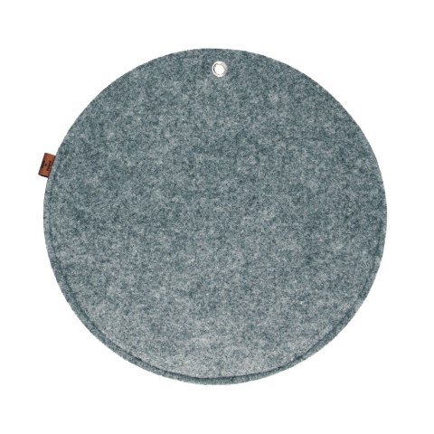 Organizer na ścianę Kółko z kieszeniami szary L - 35 cm