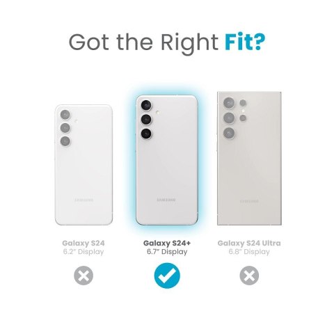 Speck Presidio Perfect-Clear - Etui Samsung Galaxy S24+ (Clear/Clear)