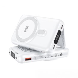 WEKOME WP-12 Tint Series - Power bank indukcyjny 10000 mAh MagSafe z wbudowanym kablem USB-C / Lightning / Micro USB / USB-A (Bi