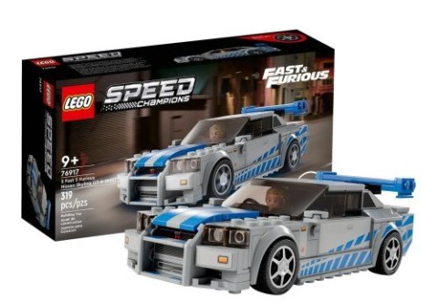 76917 - LEGO Speed Champions - Nissan Skyline GT-R (R34) z filmu „Za szybcy, za wściekli"