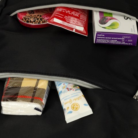 Plecak podróżny bagaż podręczny RYANAIR WIZZAIR USB czarny