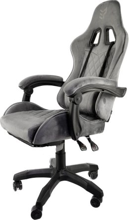 Fotel obrotowy gamingowy HERO ENZO GREY ALCANTARA