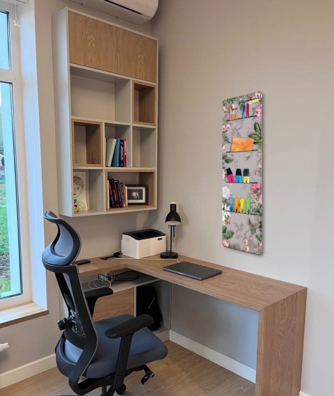 Organizer ścienny MELANIE GREY 25x95 cm