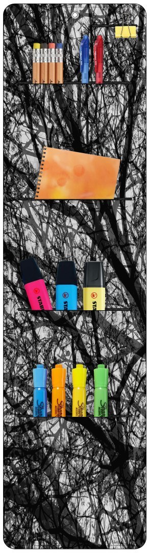 Organizer ścienny SERENITY 25x95 cm