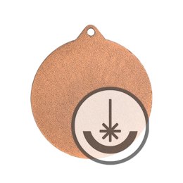 Medal grawerowany laserem- RMI